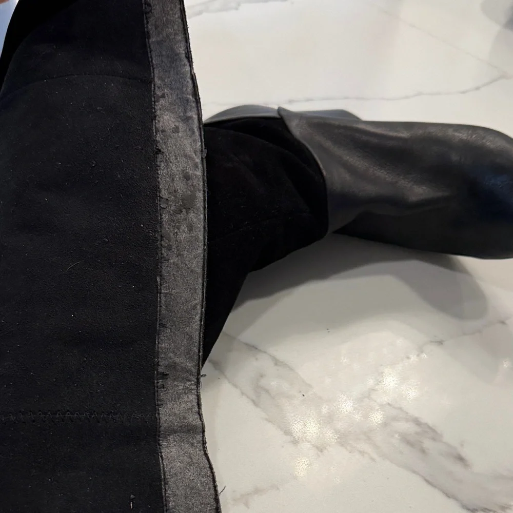 Elliot Lucca Elegant Black Over the Knee Women's Boots‎
